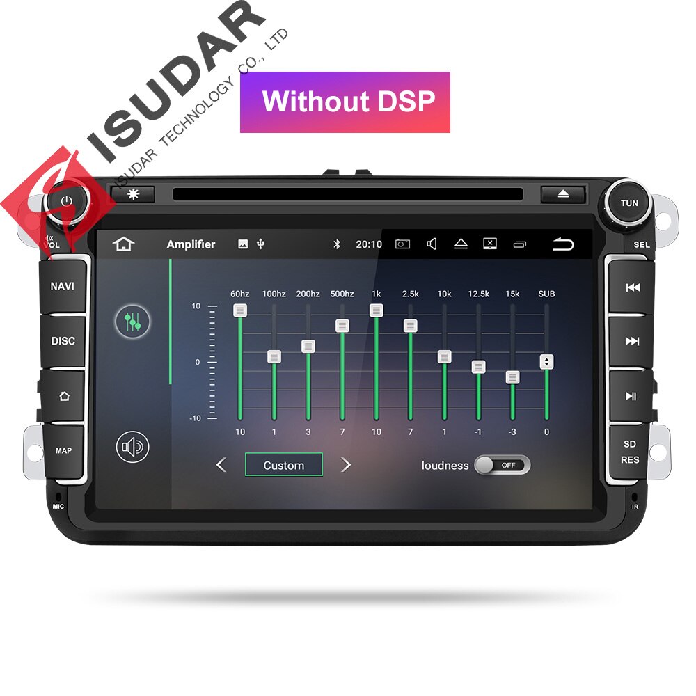 Isudar 2 Din Auto Radio Android 9 For VW/Golf/Tiguan/Skoda/Fabia/Rapid/Seat/Leon Car Multimedia Video Player GPS Navigation DVR