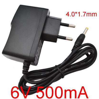 1PCS High quality 6V 500mA 0.5A Universal AC DC Power Supply Adapter Wall Charger For Omron M2 Basic Blood Pressure Monitor