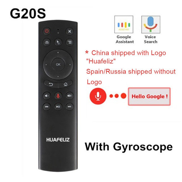 G20 Voice Control 2.4G Wireless  G20S Fly Air Mouse Keyboard Motion Sensing Mini Remote Control For Android TV Box PC