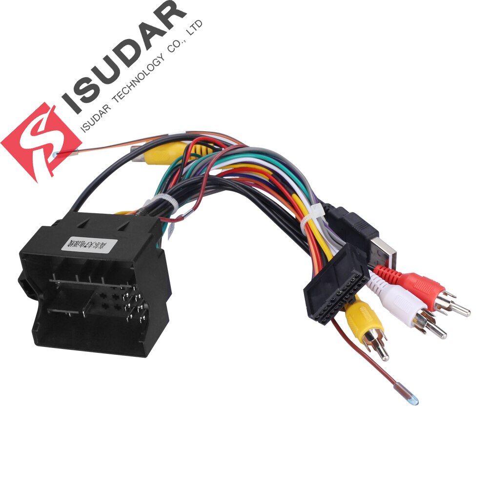 Isudar Special ISO Cable For ISUDAR/VW/Volkswagen/MQB/Golf 7 Platform Car DVD  just fit for ISUDAR Android