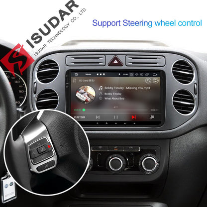 Isudar 1 Din Android 9 Auto Radio For Volkswagen/VW/POLO/PASSAT/Golf/Skoda/Octavia/Seat/Leon Car Multimedia GPS Player USB DVR