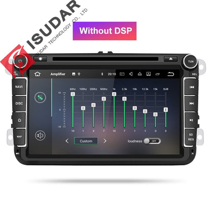 Isudar 2 Din Auto Radio Android 9 For VW/Golf/Tiguan/Skoda/Fabia/Rapid/Seat/Leon Car Multimedia Video Player GPS Navigation DVR