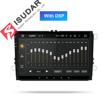 Isudar 1 Din Android 9 Auto Radio For Volkswagen/VW/POLO/PASSAT/Golf/Skoda/Octavia/Seat/Leon Car Multimedia GPS Player USB DVR