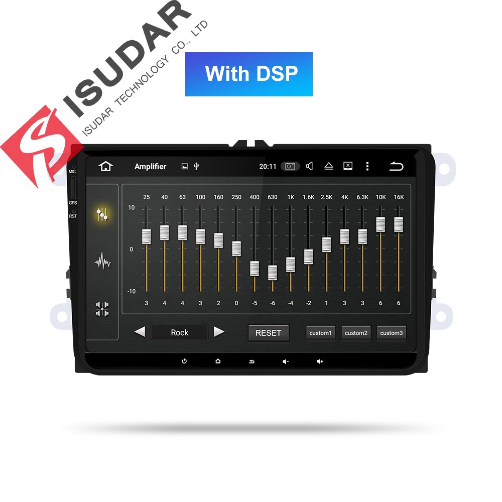 Isudar 1 Din Android 9 Auto Radio For Volkswagen/VW/POLO/PASSAT/Golf/Skoda/Octavia/Seat/Leon Car Multimedia GPS Player USB DVR