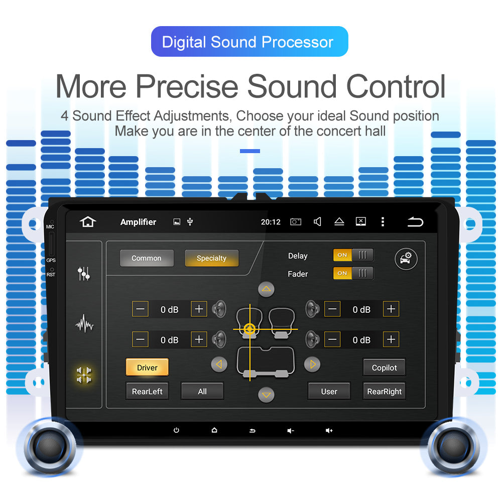 Isudar 1 Din Android 9 Auto Radio For Volkswagen/VW/POLO/PASSAT/Golf/Skoda/Octavia/Seat/Leon Car Multimedia GPS Player USB DVR