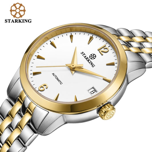 STARKING Watch Women Automatic Self-wind Analog Ladies Waterproof Stainless Steel Wrist Watch 5atm Relogio Feminino AL0194