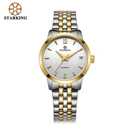 STARKING Watch Women Automatic Self-wind Analog Ladies Waterproof Stainless Steel Wrist Watch 5atm Relogio Feminino AL0194