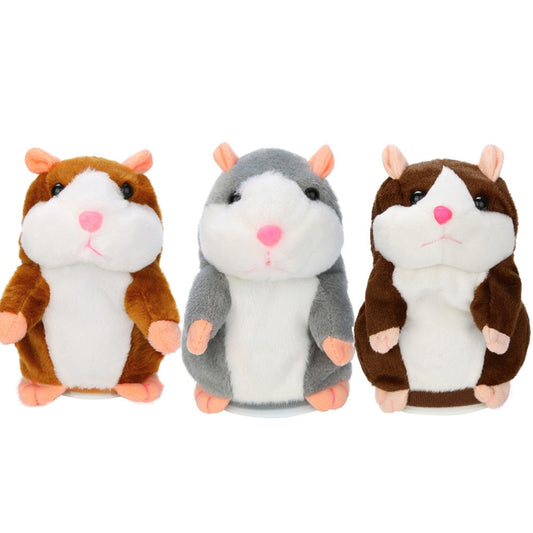 Adorable Interesting Speak Talking Record Hamster Mouse Plush Kids Toys - testanother
