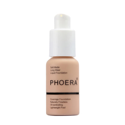 New 30ml PHOERA Matte Oil Control Concealer Liquid Foundation