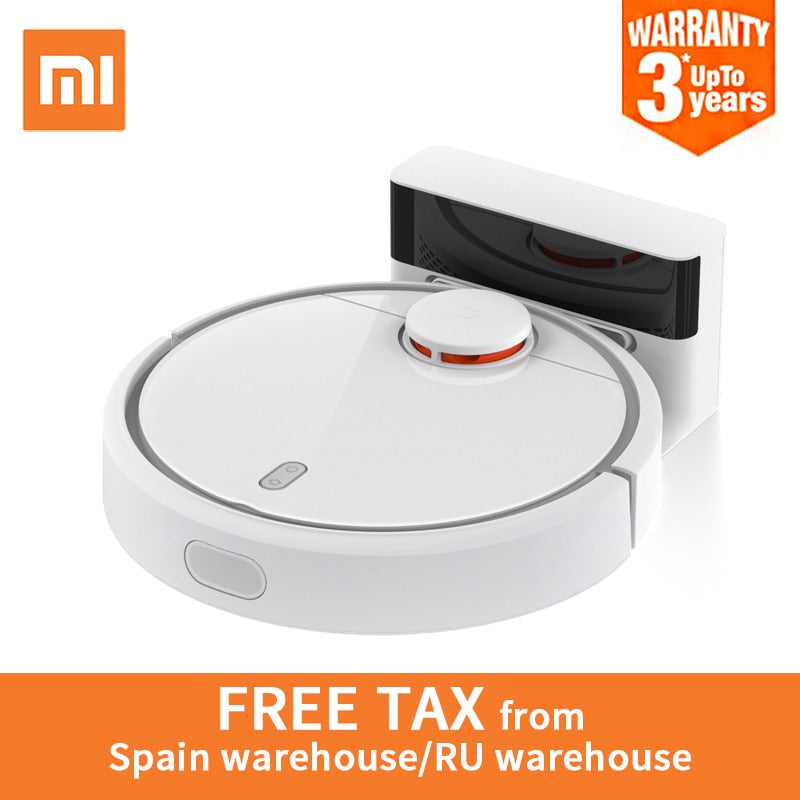Global Version Original XIAOMI MI Robot Vacuum Cleaner MI Robotic Smart Planned Type App Control Auto Charge LDS Scan Mapping