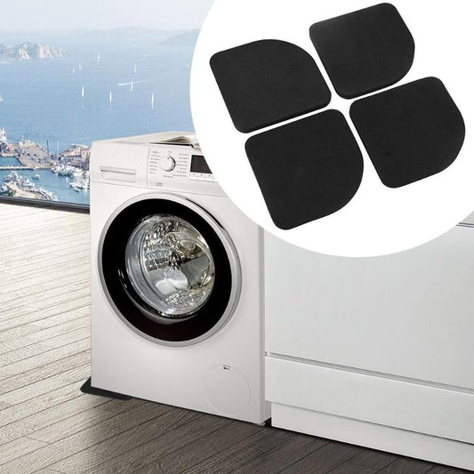 4Pcs Square Refrigerator Mute Mat Washing Machine Anti Vibration Pad Shock Pads Household Washing Machine Accessories - testanother