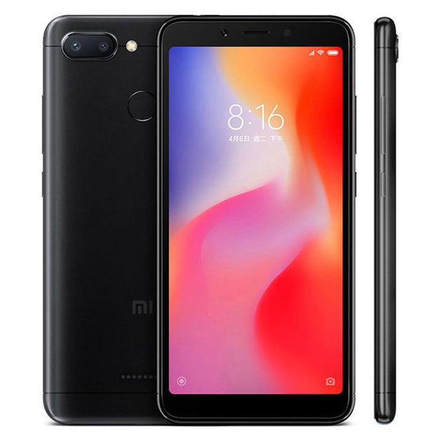 Global Version Xiaomi Redmi 6 3GB RAM 32GB ROM Smartphone Helio P22 Octa Core CPU 12MP+5MP Dual Cameras 5.45" 3000mAh Battery