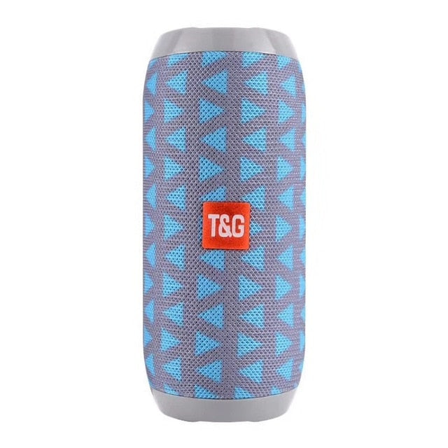 TG117 Bluetooth Outdoor Speaker Waterproof Portable Wireless Column Loudspeaker Box Support TF Card FM Radio Aux Input