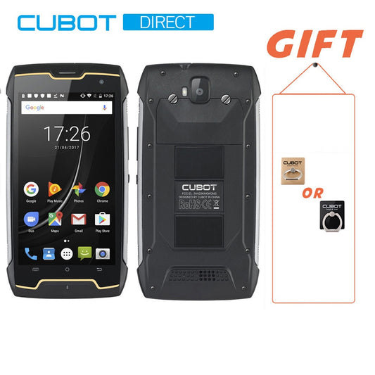 Cubot KingKong IP68 Waterproof Rugged Smartphone 4400mAh Big Battery 3G Dual-SIM Android 7.0 2GB RAM 16GB ROM Compass+GPS MT6580 - testanother