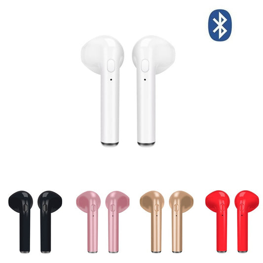 I7 i7s TWS Wireless earphone in-ear Bluetooth earphones Earbuds Headset With Mic For iphone smart phone - testanother