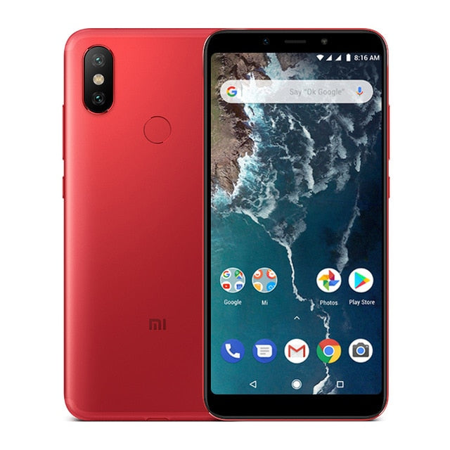 Global Version Xiaomi Mi A2 MiA2 4GB RAM 64GB ROM Mobile Phone Snapdragon 660 Octa Core 5.99" 19:9 Full Screen 20MP Dual Camera