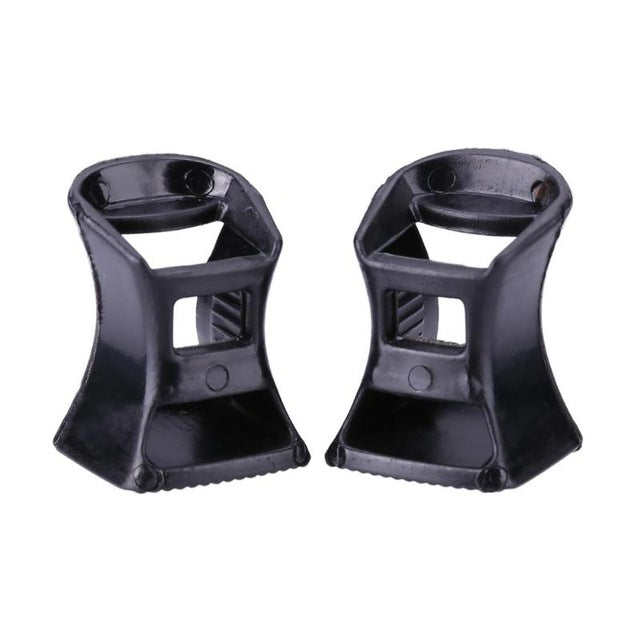 2pcs/set Women High Heel Protectors Anti-slip PVC Latin Stiletto Dancing Covers Horseshoe Shape Shoes Heel Covers Stoppers