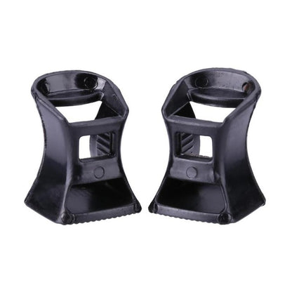 2pcs/set Women High Heel Protectors Anti-slip PVC Latin Stiletto Dancing Covers Horseshoe Shape Shoes Heel Covers Stoppers