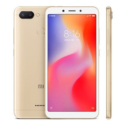Global Version Xiaomi Redmi 6 3GB RAM 32GB ROM Smartphone Helio P22 Octa Core CPU 12MP+5MP Dual Cameras 5.45" 3000mAh Battery