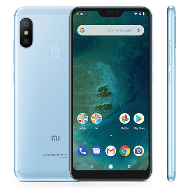 Global Version Xiaomi Mi A2 Lite 4GB RAM 64GB ROM Mobile Phone Snapdragon 625 Octa Core 5.84" 19:9 Full Screen Dual AI Camera