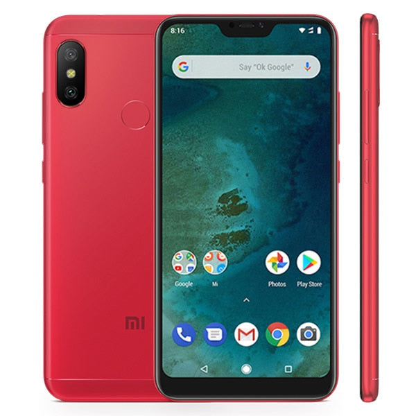 Global Version Xiaomi Mi A2 Lite 4GB RAM 64GB ROM Mobile Phone Snapdragon 625 Octa Core 5.84" 19:9 Full Screen Dual AI Camera