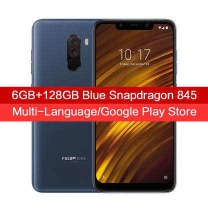 Global Version Xiaomi POCOPHONE F1 6GB 128GB Smartphone Snapdragon 845 Octa Core 6.18" 2246 x 1080 FHD LiquidCool AI Dual Camera