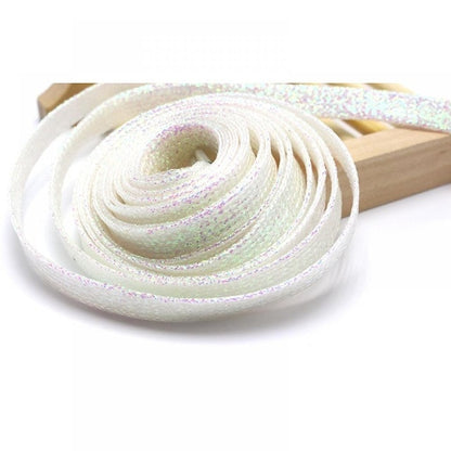 Colorful man women Shoelaces of sneakers Metallic Glitter Shiny gold shoelace silver Flat shoe laces sports running shoe lacing