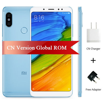Original Xiaomi Redmi Note 5 4GB RAM 64GB ROM Mobile Phone Snapdragon 636 Octa Core 5.99" 18:9 Full Screen MIUI9 Dual Camera