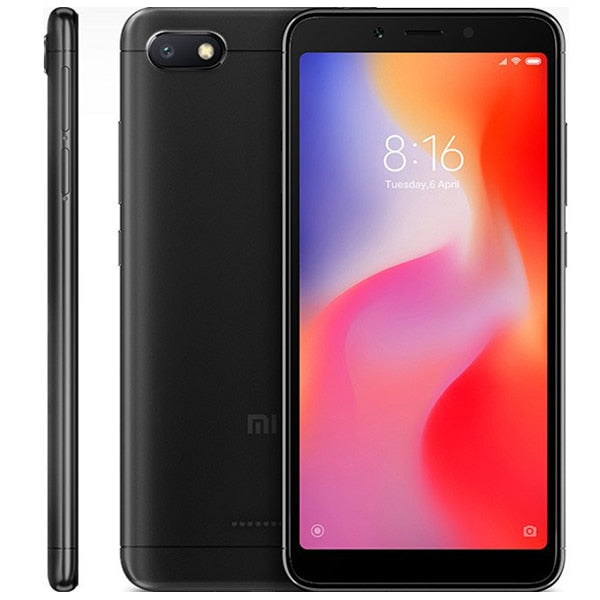 Global Version Xiaomi Redmi 6A 6 A 2GB RAM 16GB ROM Mobile Phone Helio A22 Quad Core 5.45" 18:9 Screen 13.0MP Camera 3000mAh