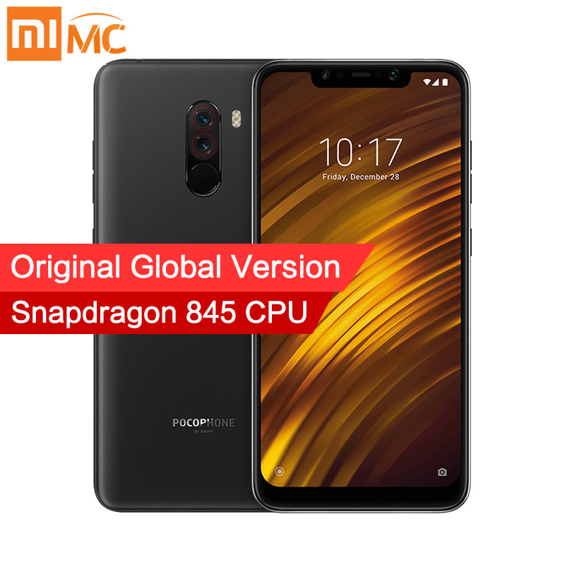 Global Version Xiaomi POCOPHONE F1 6GB 128GB Smartphone Snapdragon 845 Octa Core 6.18" 2246 x 1080 FHD LiquidCool AI Dual Camera