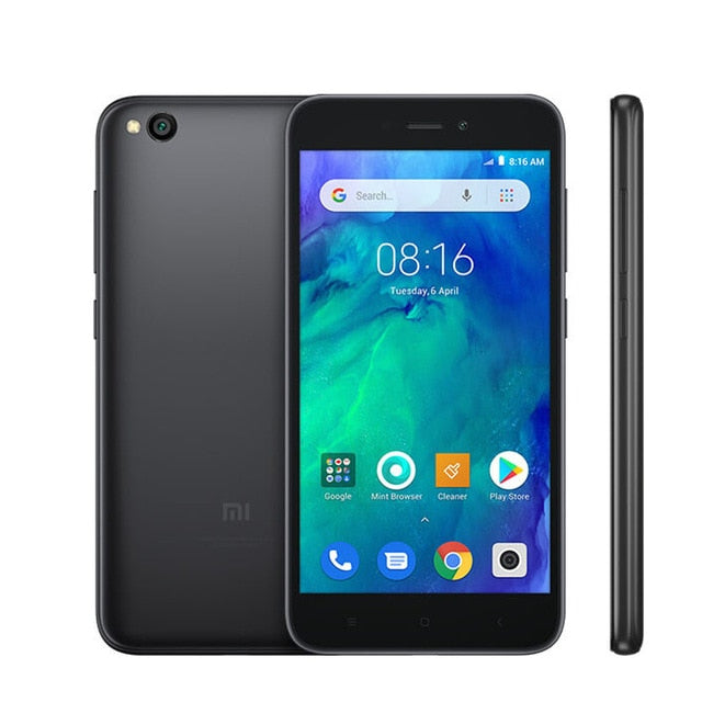 In Stock Global Version Xiaomi Redmi GO 1GB RAM 8GB ROM Snapdragon 425 Quad Core 5.0" 4G LTE 8.0MP Camera 3000mAh Battery Phone
